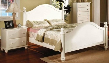Ліжко двоспальне "Севілья" - меблі з дерева в дитячу та спальню від фабрики Venger