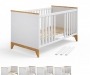 Ліжечко дитяче "Міла" БІЛИЙ - меблі з дерева в дитячу та спальню від фабрики Venger