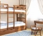 Ліжко дитяче двоярусне Максим (з шухлядами) - меблі з дерева в дитячу та спальню від фабрики Venger