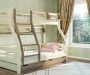 Ліжко двоярусне "Світлана"  (з полицями та шухлядами) - меблі з дерева в дитячу та спальню від фабрики Venger