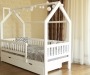 Ліжко будинок "Віккі New", з шухлядами - меблі з дерева в дитячу та спальню від фабрики Venger