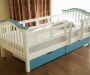 Ліжко дитяче з перегородками "Максим" - меблі з дерева в дитячу та спальню від фабрики Venger